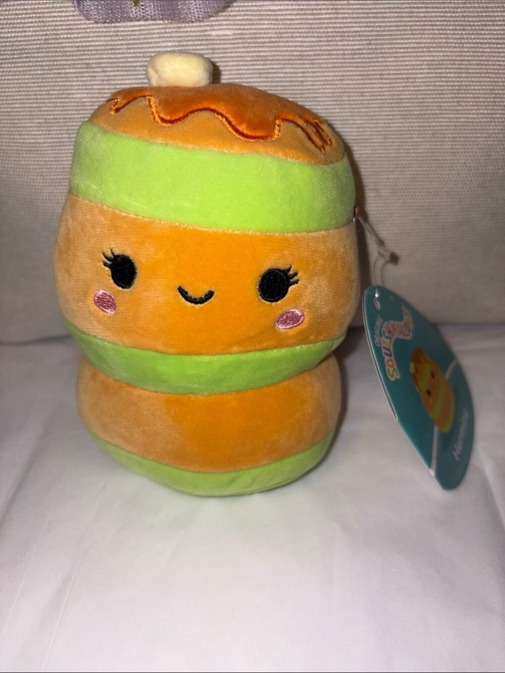 Squishmallows Mystery Squad Scented Hermine Pancakes 6” NWT Plush